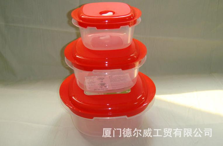 透气式透明塑料保鲜盒 厂家直供，微波炉适用，打造便捷生活新体验