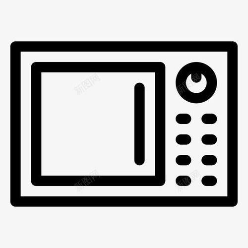 微波炉UI图标设计创意与自由素材下载指南